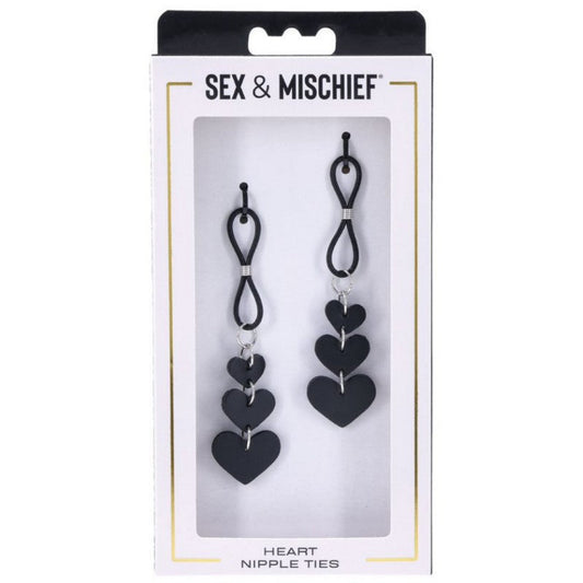 S&M 'Heart' Nipple Ties