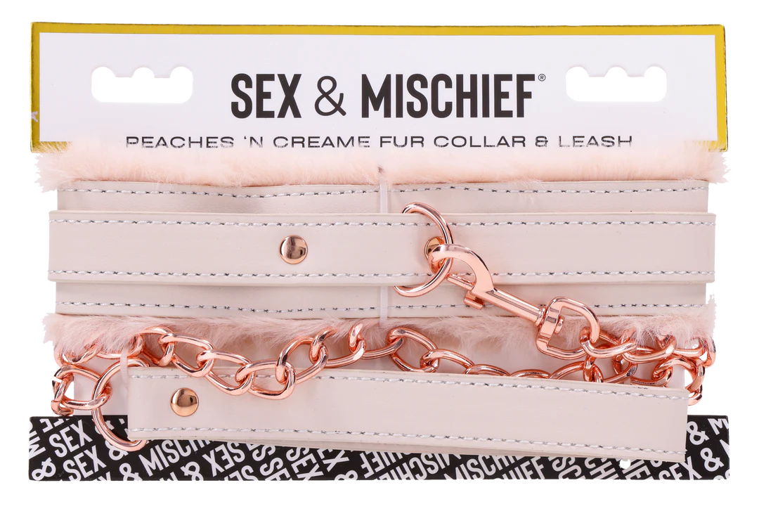 Sex & Mischief Peaches N Creame Collar & Leash
