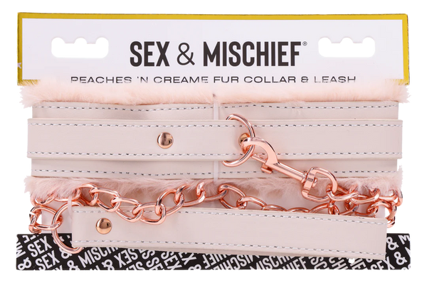 Sex & Mischief Peaches N Creame Collar & Leash