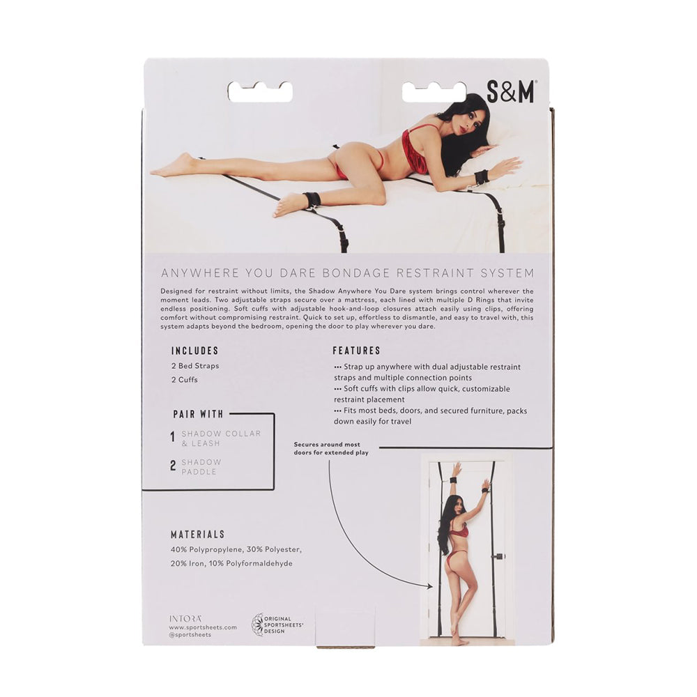 Sportsheets Anywhere You Dare Bondage Restraint System
