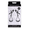 Sportsheets Velvet Noir Nipple Clamps