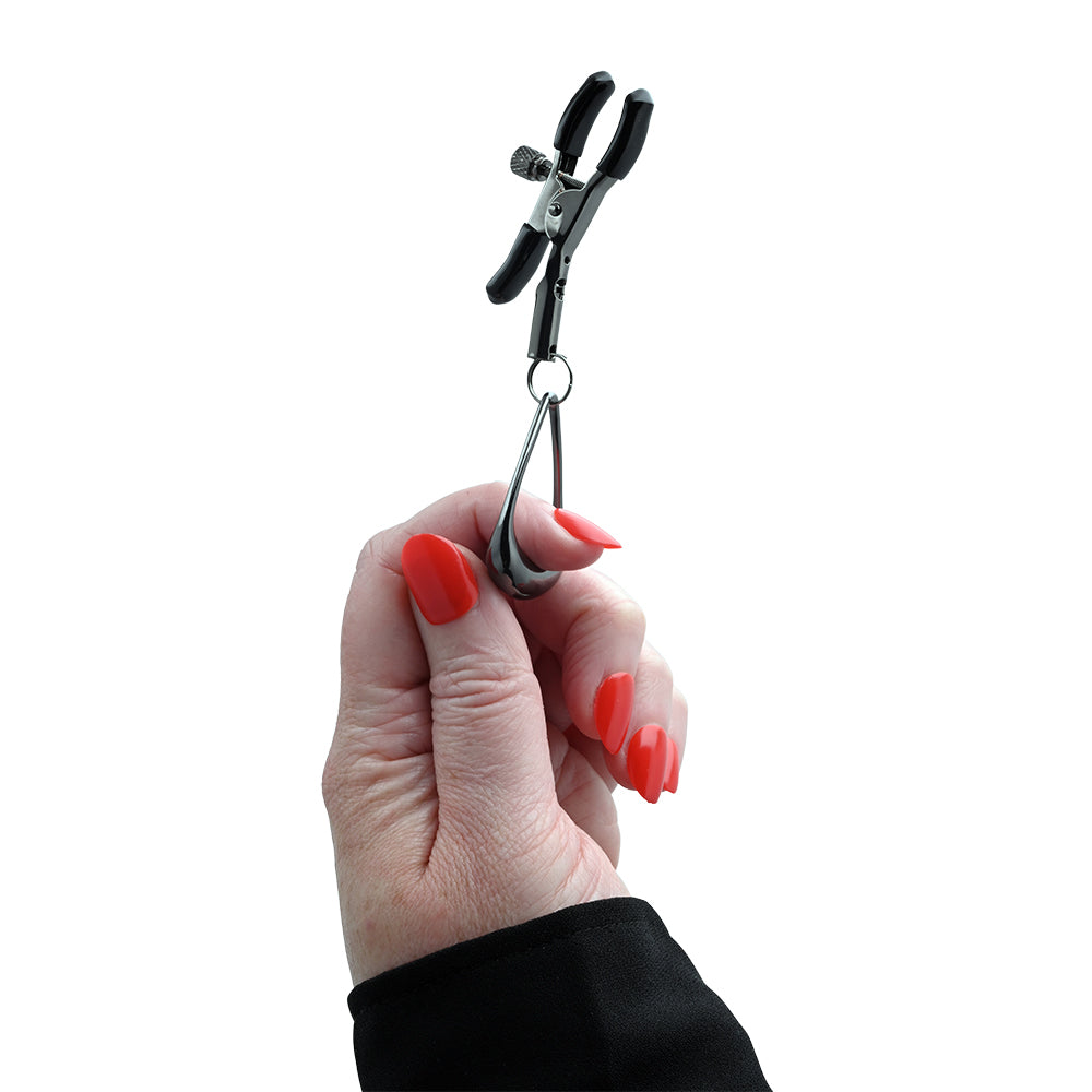 Sportsheets Velvet Noir Nipple Clamps