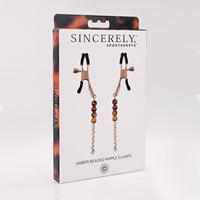 Sincerely 'Amber' Beaded Nipple Jewelry