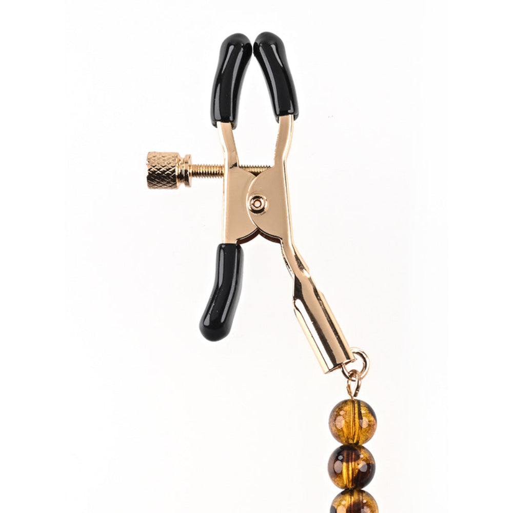 Sincerely 'Amber' Beaded Nipple Jewelry