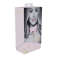 Paris Collection Collar w/Leash Pink