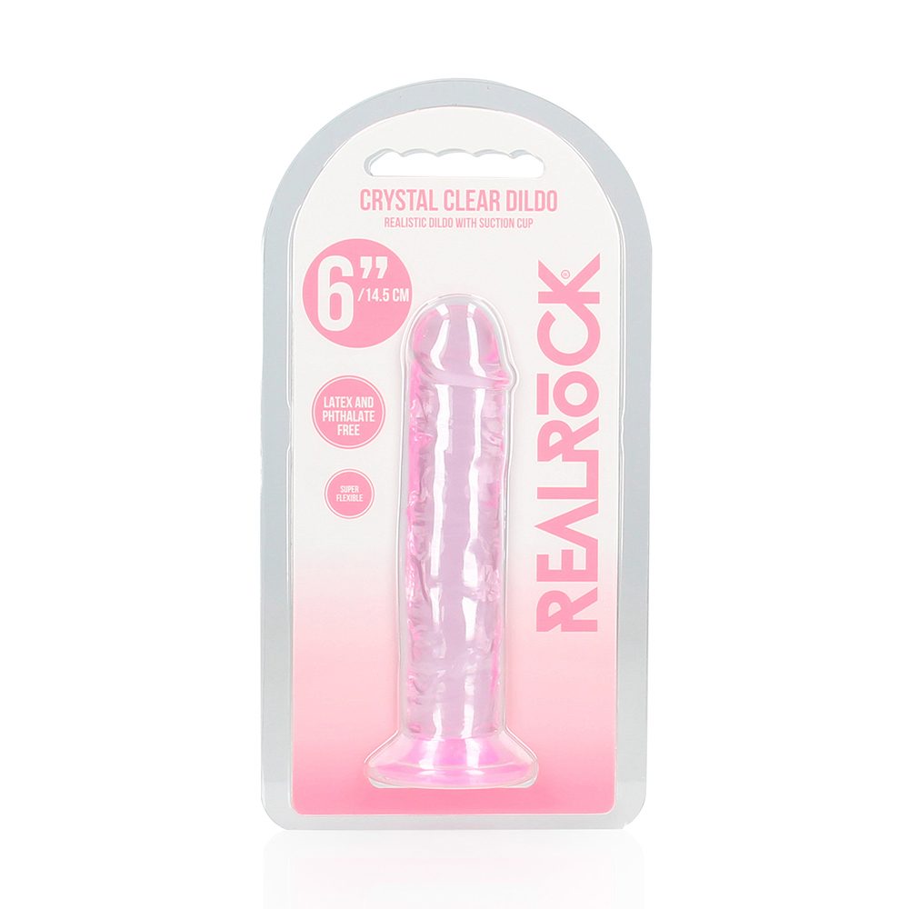 Real Rock 6″ Straight No Balls -Pink