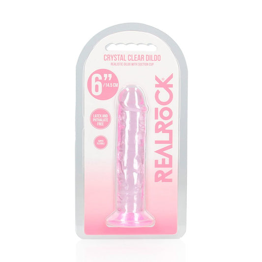 Real Rock 6″ Straight No Balls -Pink