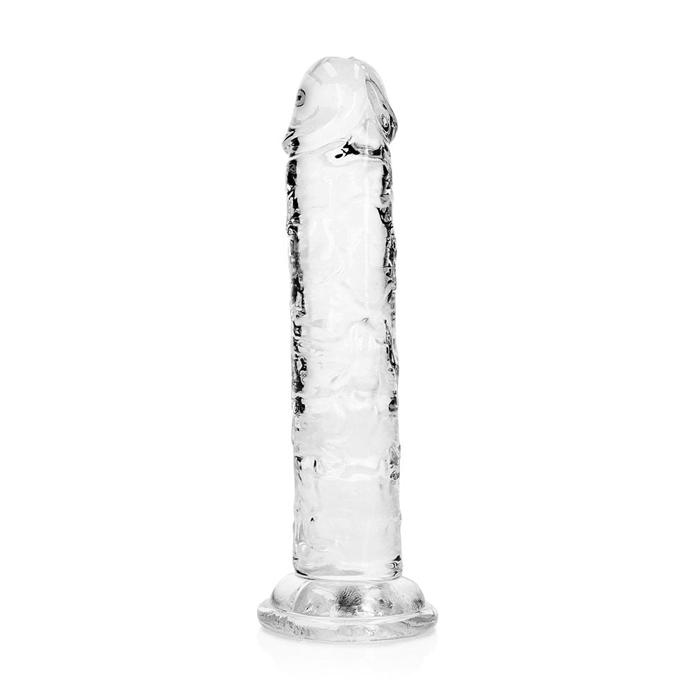 RealRock 6 inch straight translucent dildo
