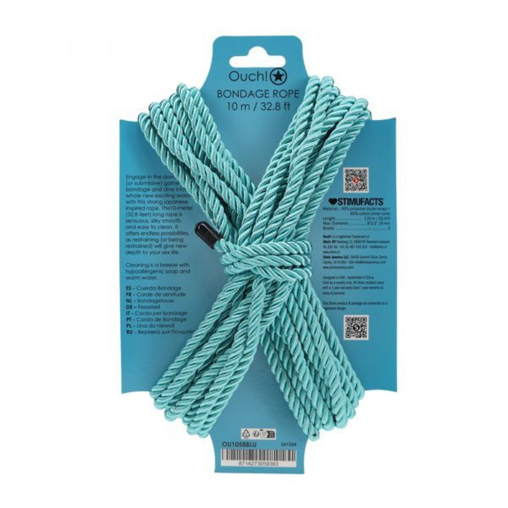 Ouch! Bondage Rope 10m -Blue