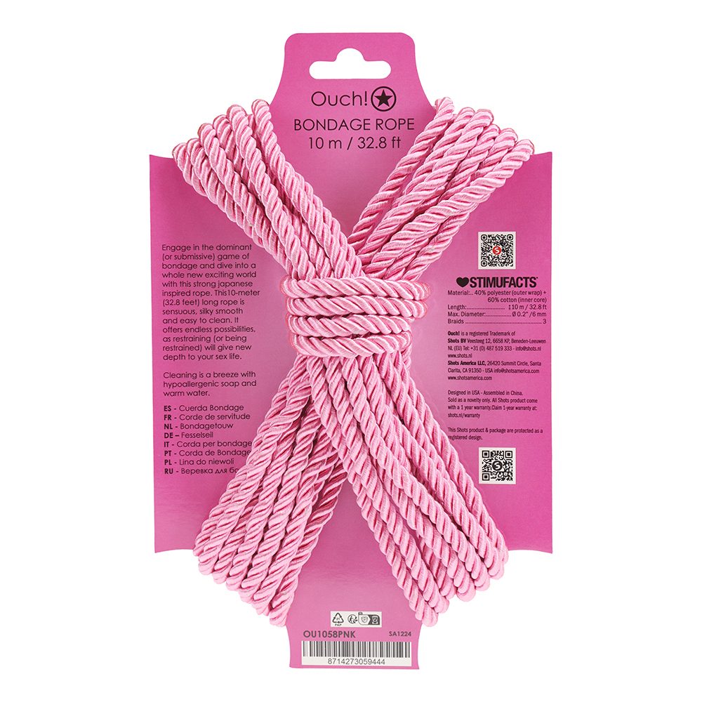 OUCH! 10m Rope -Pink