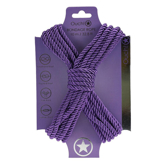 Ouch! Bondage Rope 10m -Purple