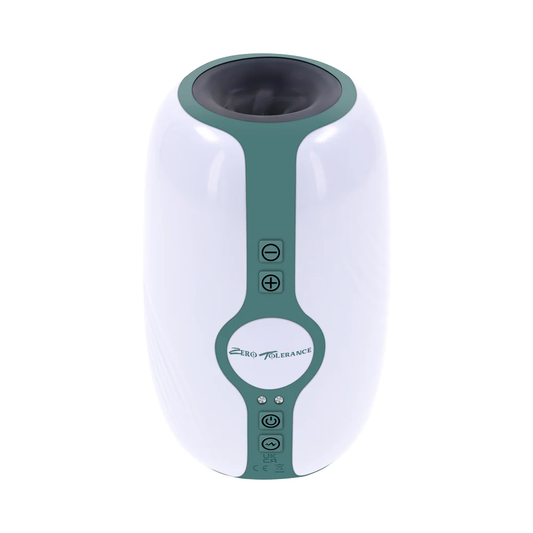 Zero Tolerance Touchdown Rechargeable Vibrating Stroker - White