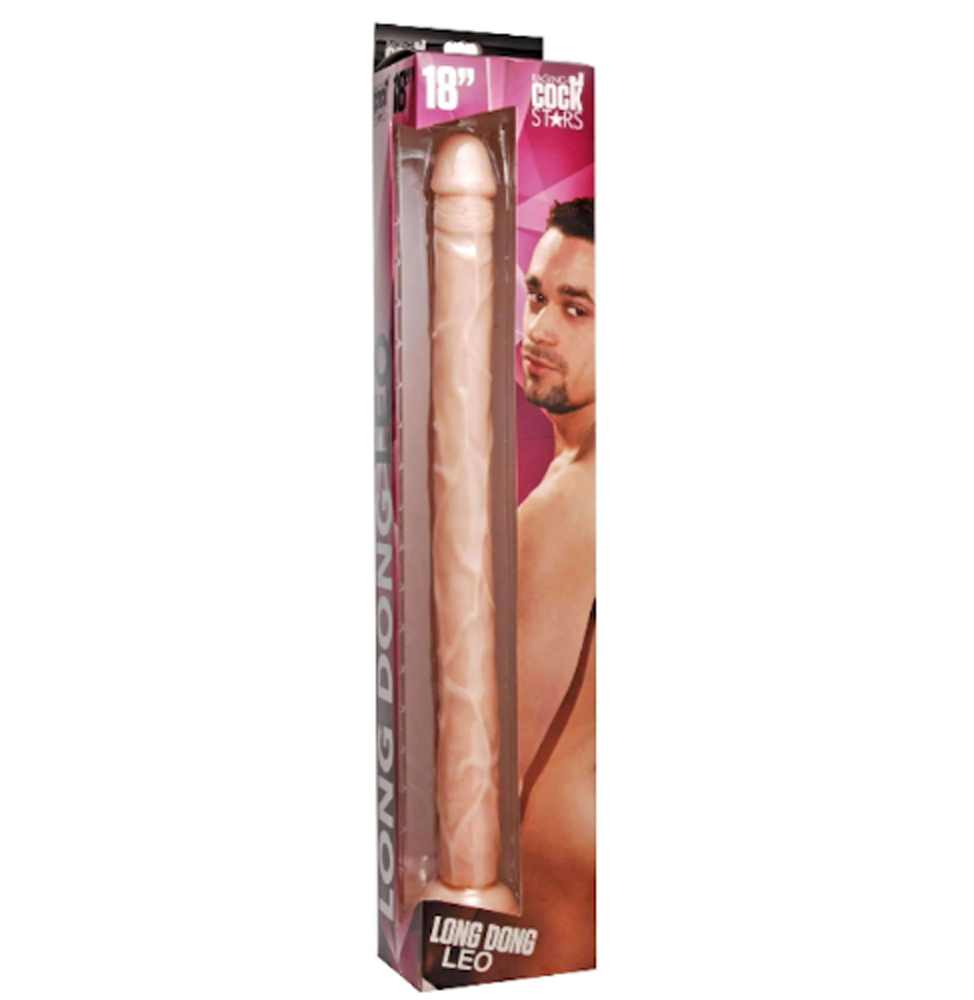 Long Dong "Leo" 18 inch Cock -Flesh