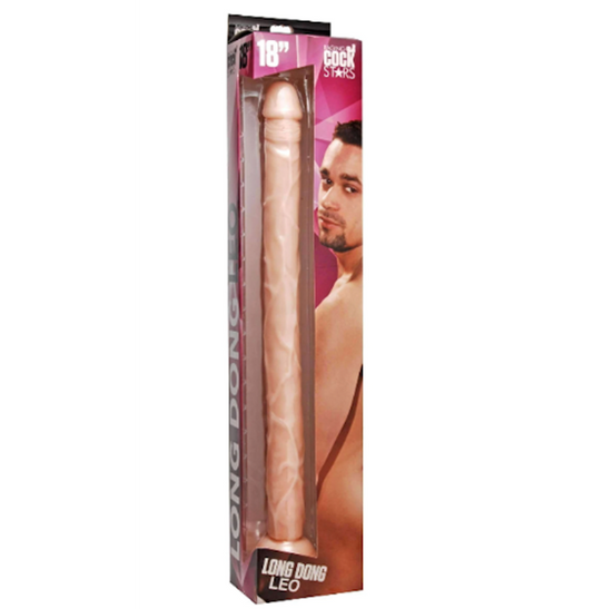Long Dong "Leo" 18 inch Cock -Flesh