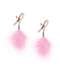 Bound ''F1'' Feather Nipple Clamps -Pink