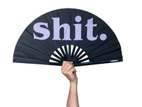 Shit Pride Hand Fan - Wooden