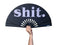 Shit Pride Hand Fan - Wooden