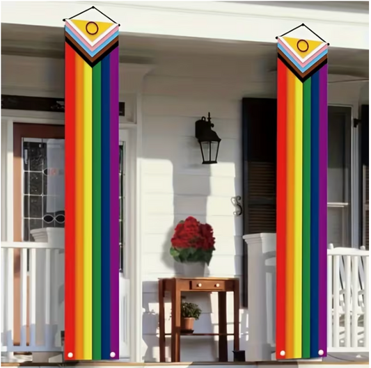Pride Month Porch Decoration Banner (1 Pair)