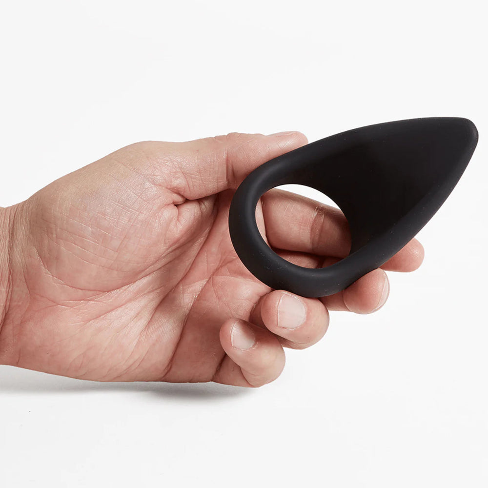 Tantus "C-Sling" Teardrop Cockring -Black