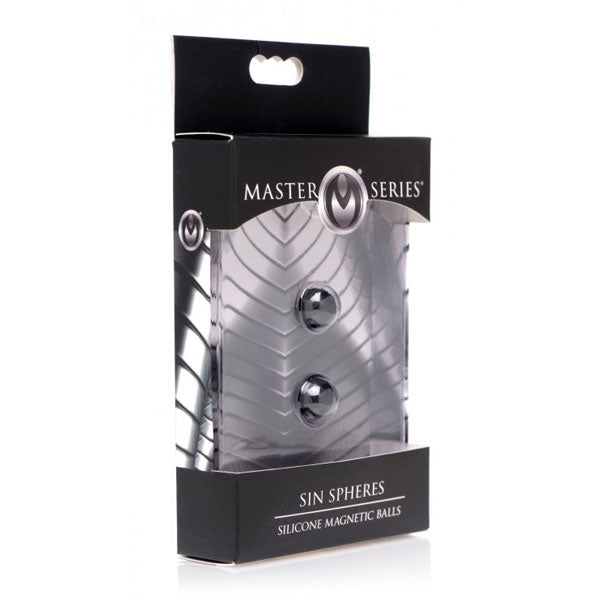 Master Series - Sin Spheres - Magnetic Silicone Nipple Clamp