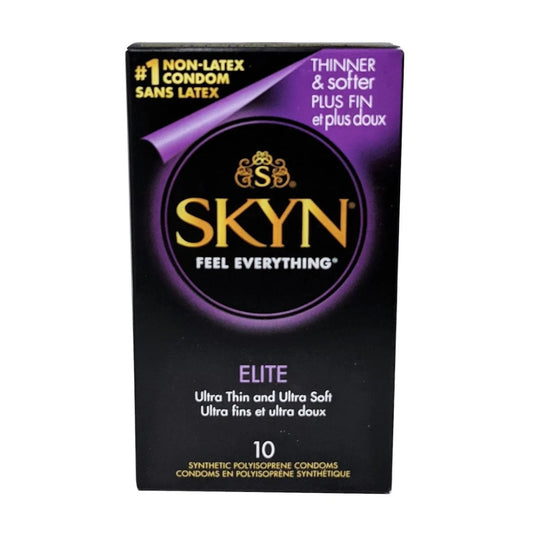 Skyn Elite Ultra Thin and Ultra Soft Latex Free Condoms (10 count)