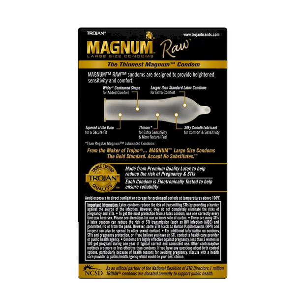 Trojan Magnum Large Size -10pk