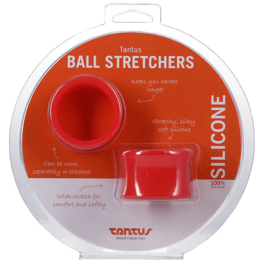 Tantus Super Soft Ball Stretcher Kit -Red