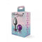 Cheeky Charms Gem Butt Plug - Gunmetal/Purple