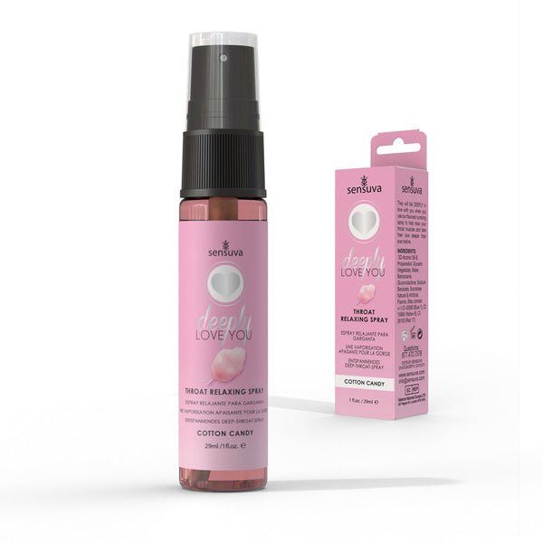 Sensuva Deeply Love You Throat Relaxing Spray -Cotton Candy