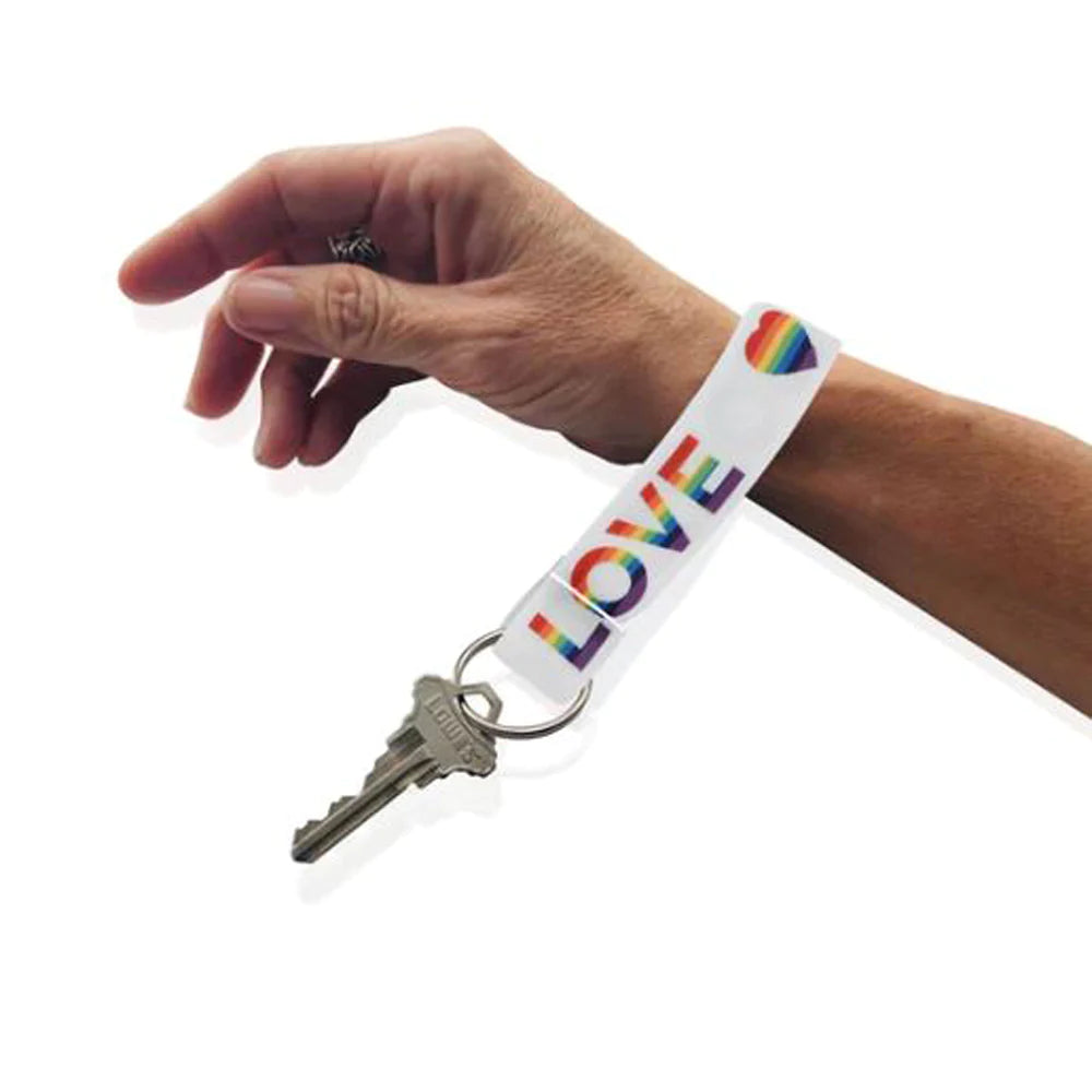 Love is Love ''Heart'' Lanyard Keychain