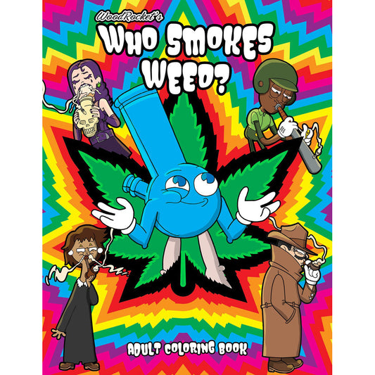 "Who Smokes Weed?" Colouring Book
