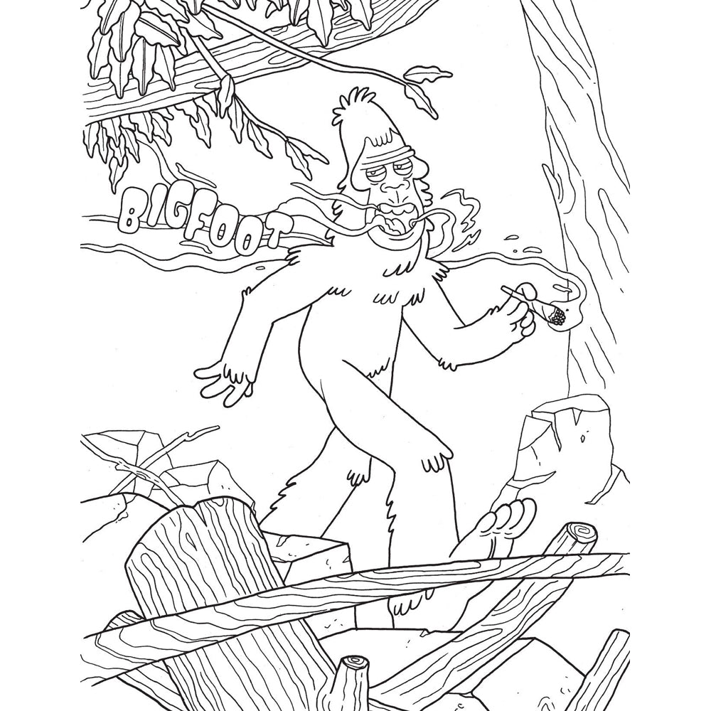 "Who Smokes Weed?" Colouring Book