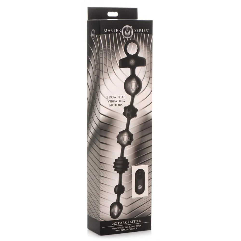 MS 21X 'Dark Rattler' RC Vibrating Silicone Beads