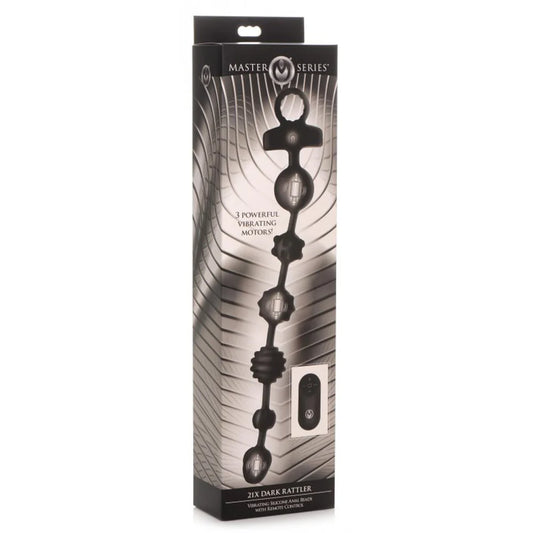 MS 21X 'Dark Rattler' RC Vibrating Silicone Beads