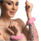 MS ''Cuffed in Fur'' Furry Handcuffs -Pink