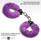 MS ''Cuffed in Fur'' Furry Handcuffs -Purple
