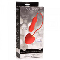 SHEGASM - 10X Love on Me Suction Clit Stim & Vibe Egg