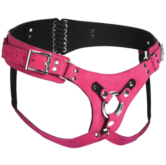 U Strap "Bodice" Deluxe Harness -Pink