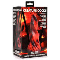 Creature Cocks 'Hell Kiss' Twisted Tongues Dildo