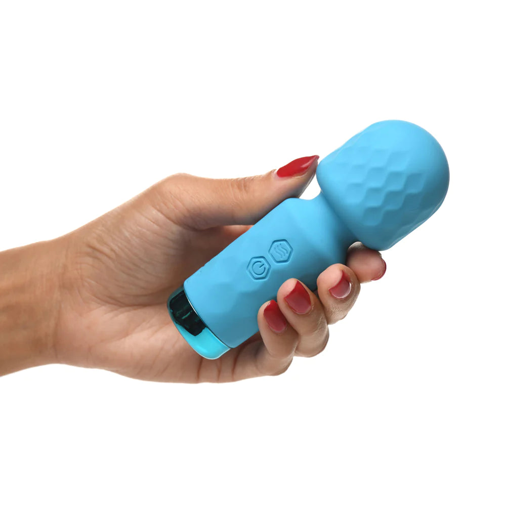 Bang! 10X Mini Silicone Wand -Blue