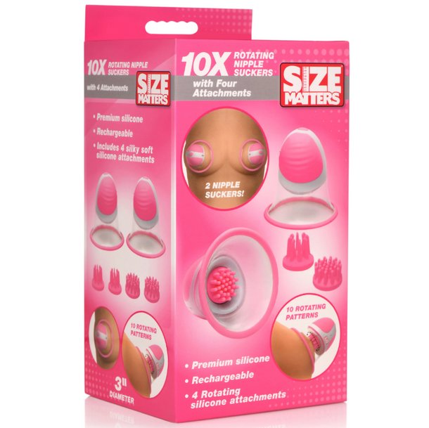 SIZE MATTERS - 10X Rotating Nipple Suckers