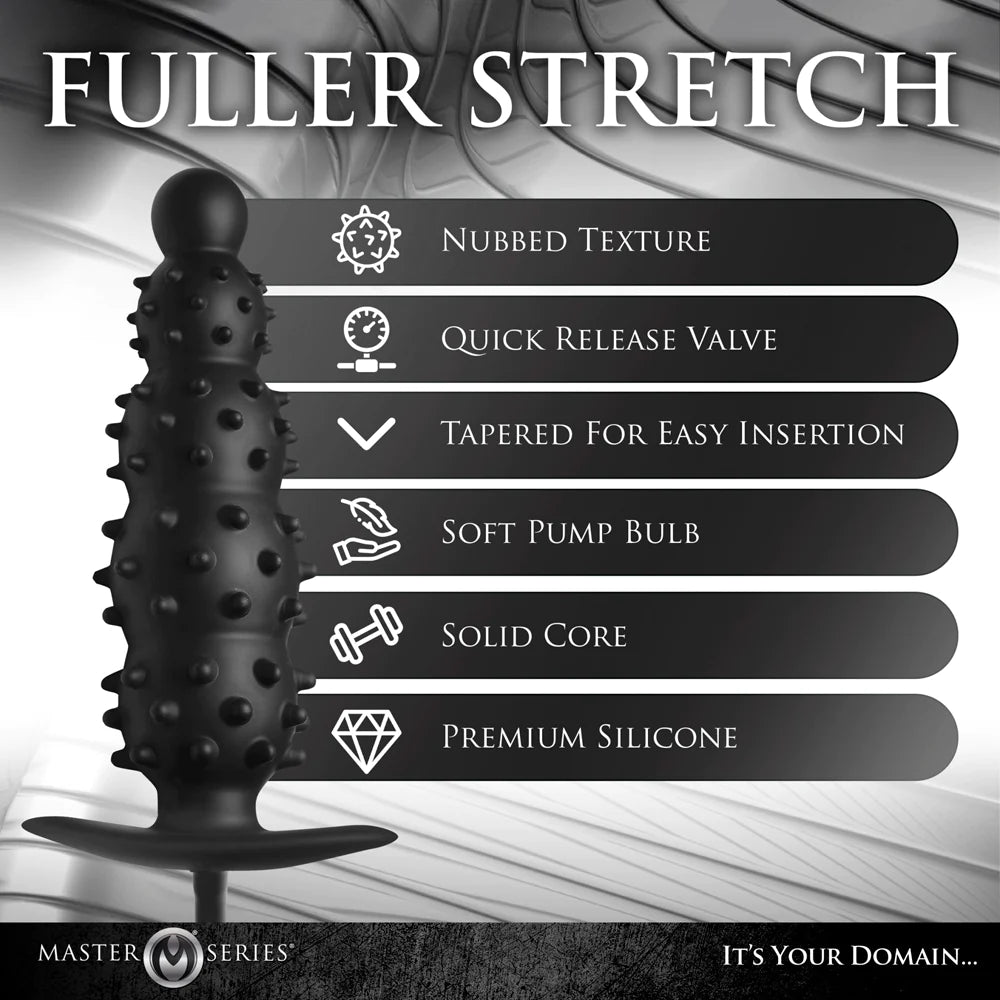 MS "Ass Puffer" Nubbed Inflatable Anal Plug