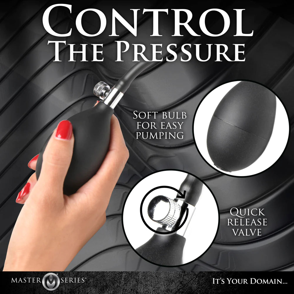 MS "Ass Puffer" Nubbed Inflatable Anal Plug