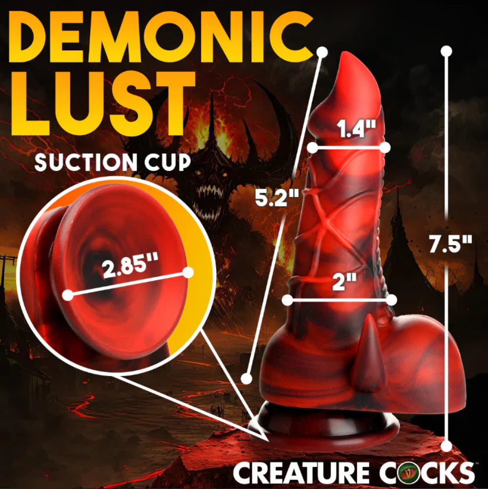 Creature Cocks 'Horny Devil' Demon Dildo