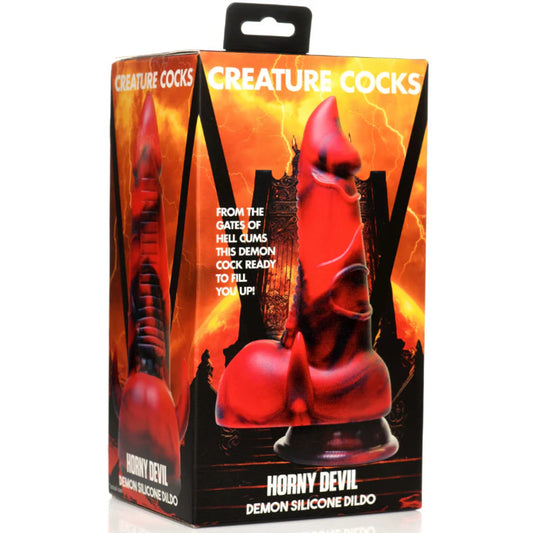 Creature Cocks 'Horny Devil' Demon Dildo