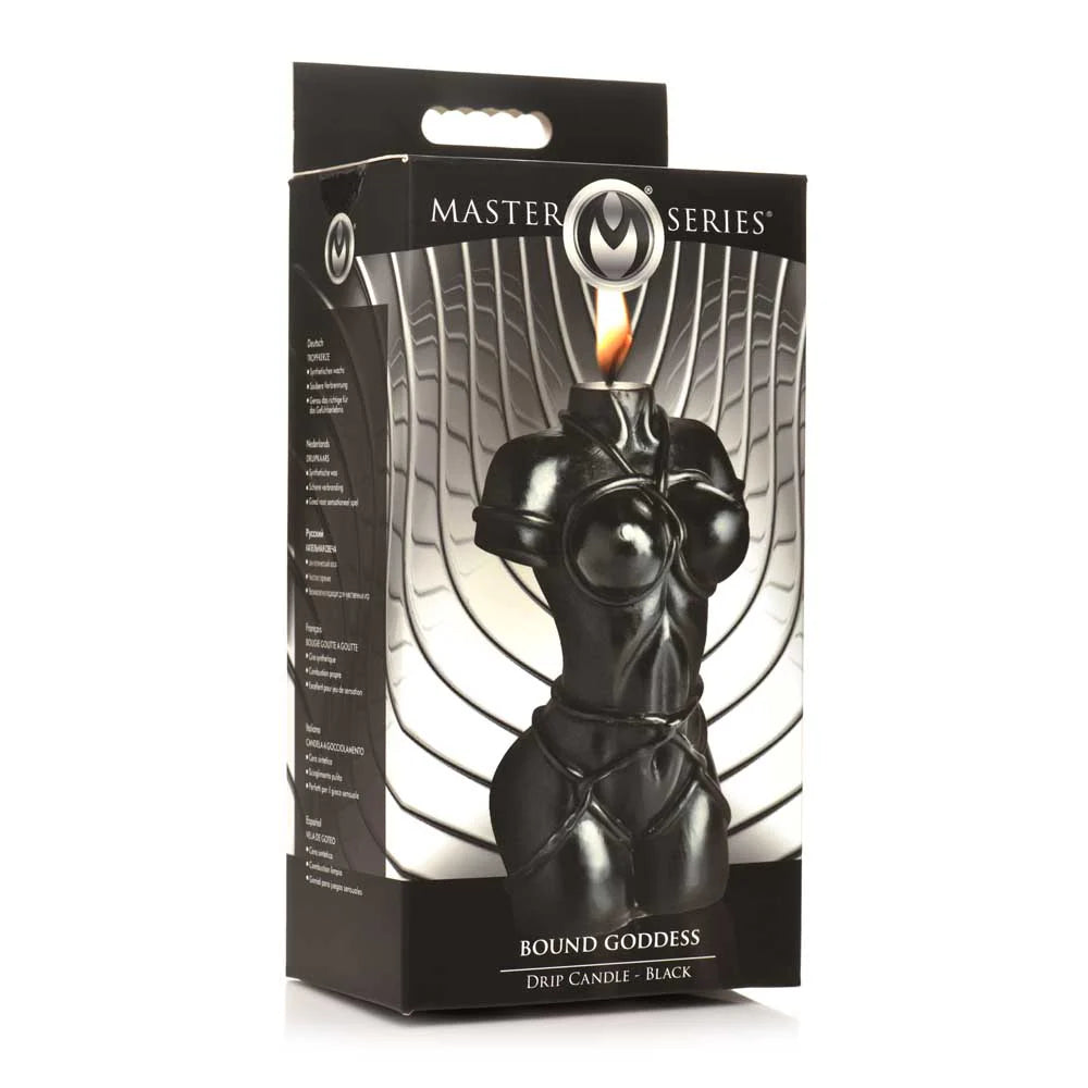 MS "Bound Goddess" Drip Candle -Black