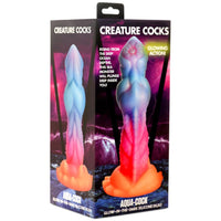 Creature Cocks 'Aqua-Cock' Glow-In-Dark Silicone Dildo 7.5