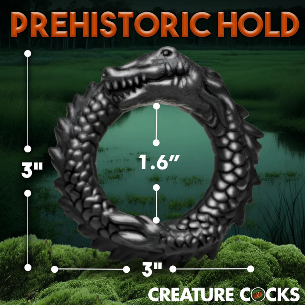 Creature Cocks "Black Caiman" Cock Ring