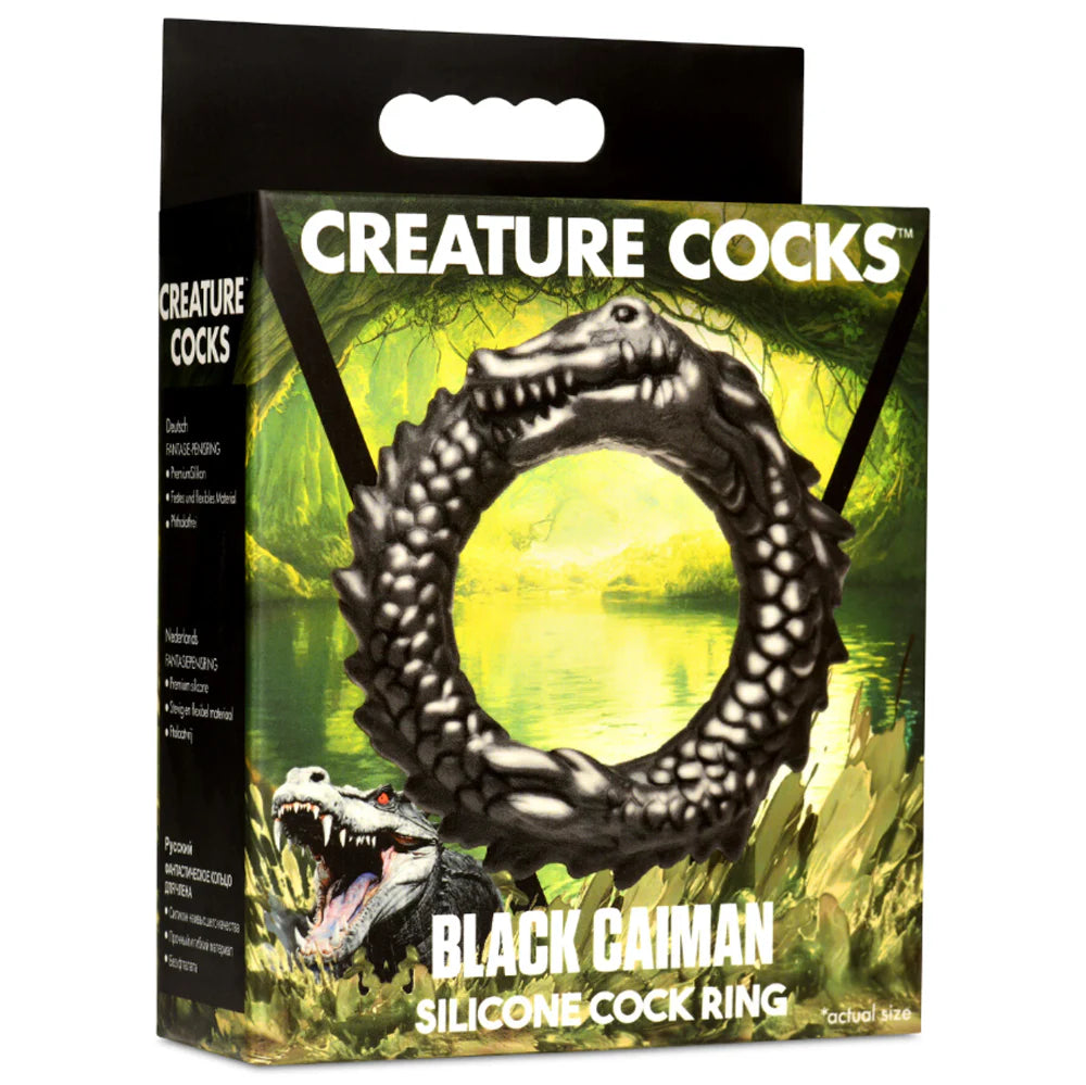 Creature Cocks "Black Caiman" Cock Ring