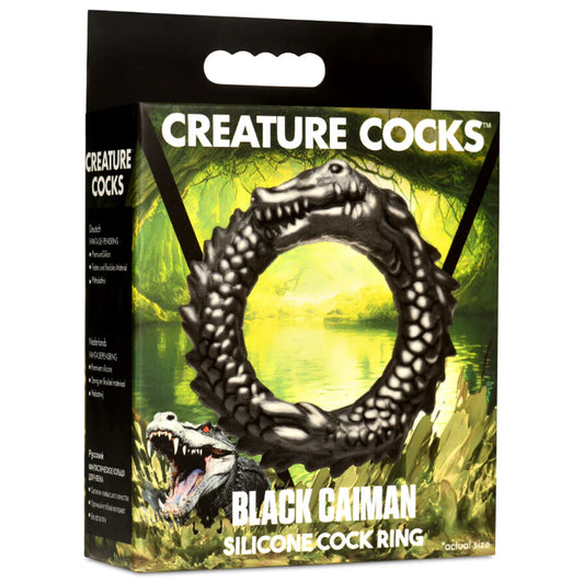 Creature Cocks "Black Caiman" Cock Ring